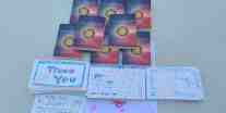 Bibles and cards